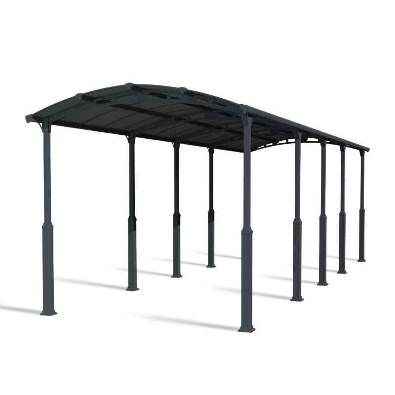 palram canopia Arcadia Alpine Carport 12x35 Cutout