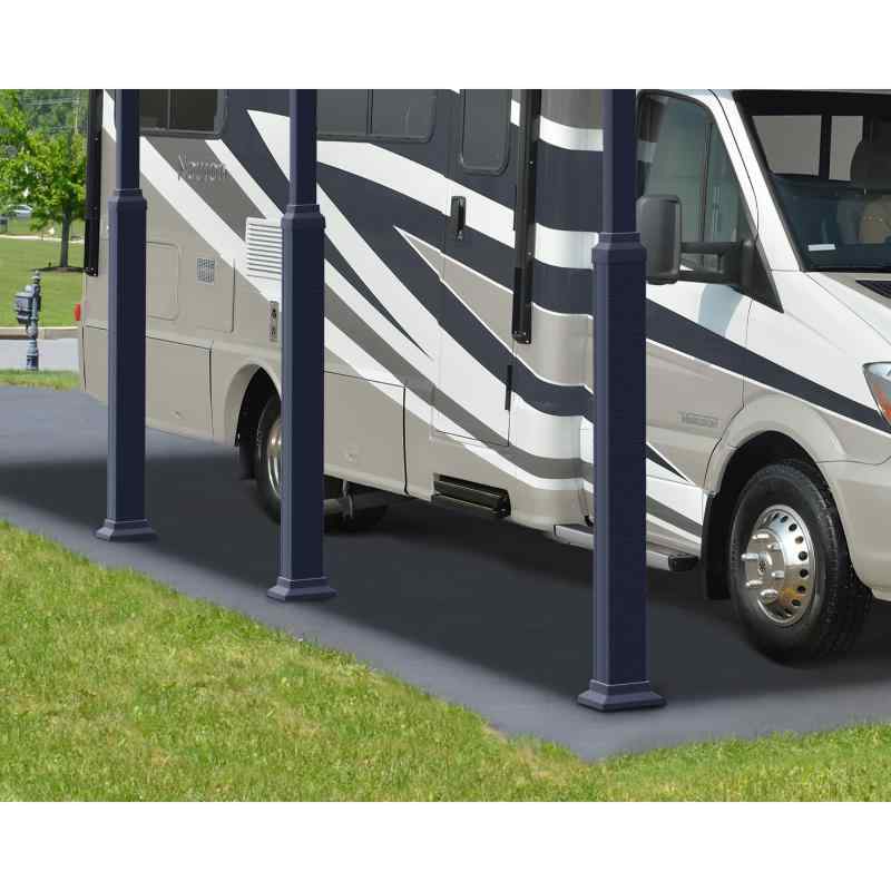 palram canopia Arcadia Alpine Carport RV Side View