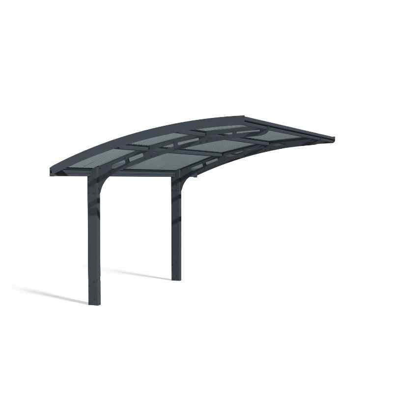 palram canopia Arizona Wave Carport Single Wing Cutout