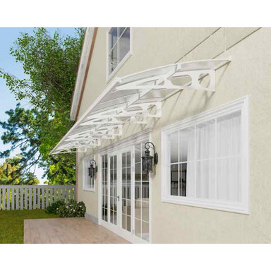 palram canopia Bordeaux Awning Side View