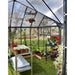 palram canopia Chalet Greenhouse With Raised Beds