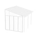 palram canopia Feria Patio Cover Sidewall Kit 10ft White Cutout