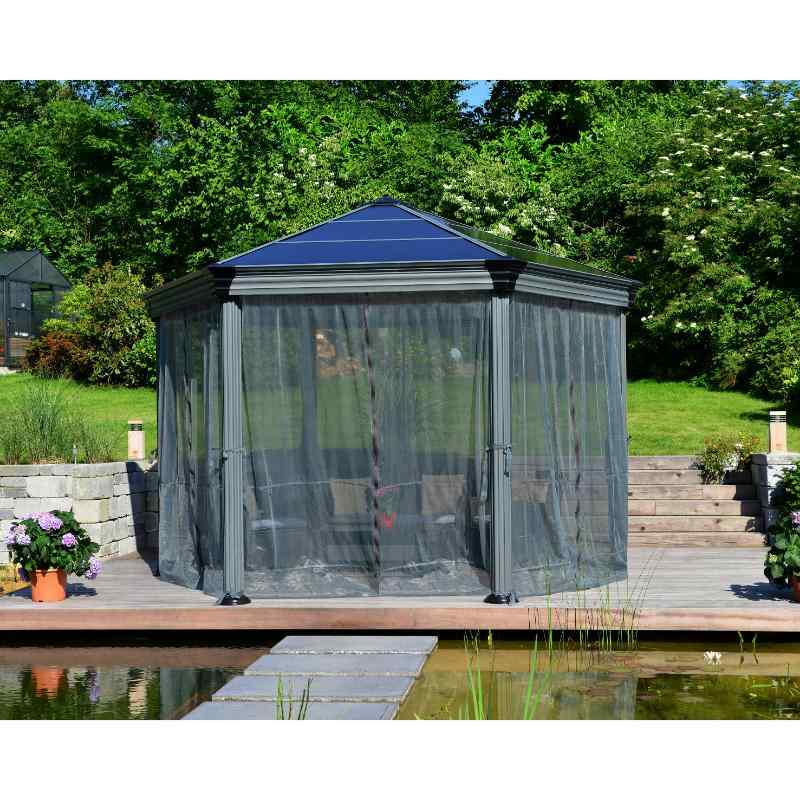 palram canopia Gazebo Netting Kit Display