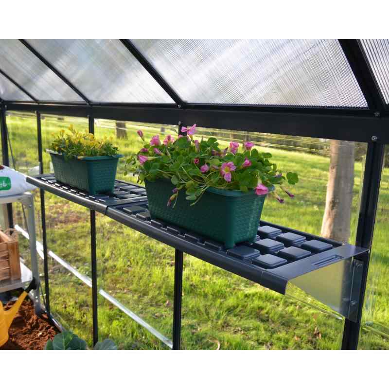 palram canopia Greenhouse Shelves High Installation