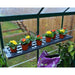 palram canopia Greenhouse Shelves with Flowers
