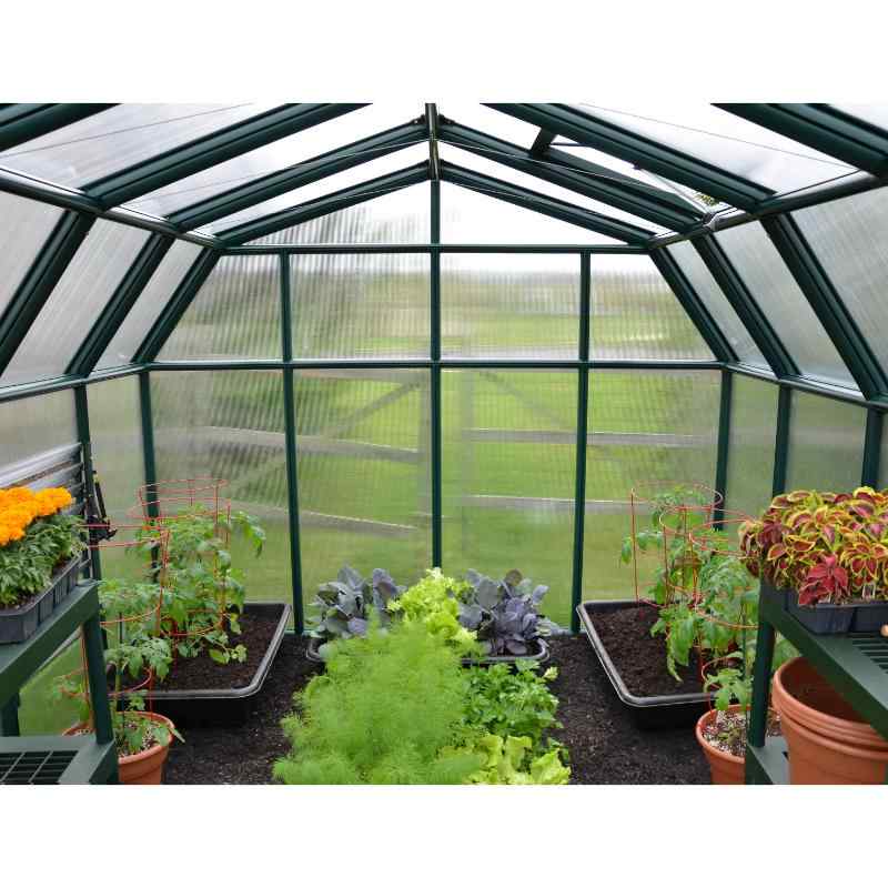 palram canopia Hobby Gardener Hobby Greenhouse Inside View