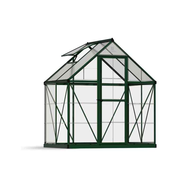 palram canopia Hybrid Garden Greenhouse Green 6x4 Cutout