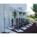palram canopia Hybrid Leanto Greenhouse Open Door
