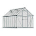 palram canopia Mythos Polycarbonate Greenhouse 6x14 Silver Cutout