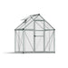 palram canopia Mythos Polycarbonate Greenhouse 6x4 Silver Cutout