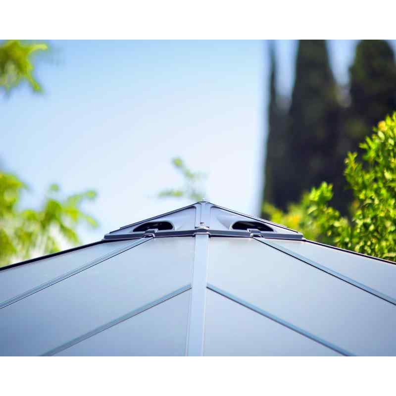 palram canopia Palermo Garden Gazebo Roof Vents