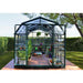 palram canopia Prestige Clear Polycarbonate Greenhouse Front View