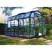 palram canopia Prestige Clear Polycarbonate Greenhouse Side View