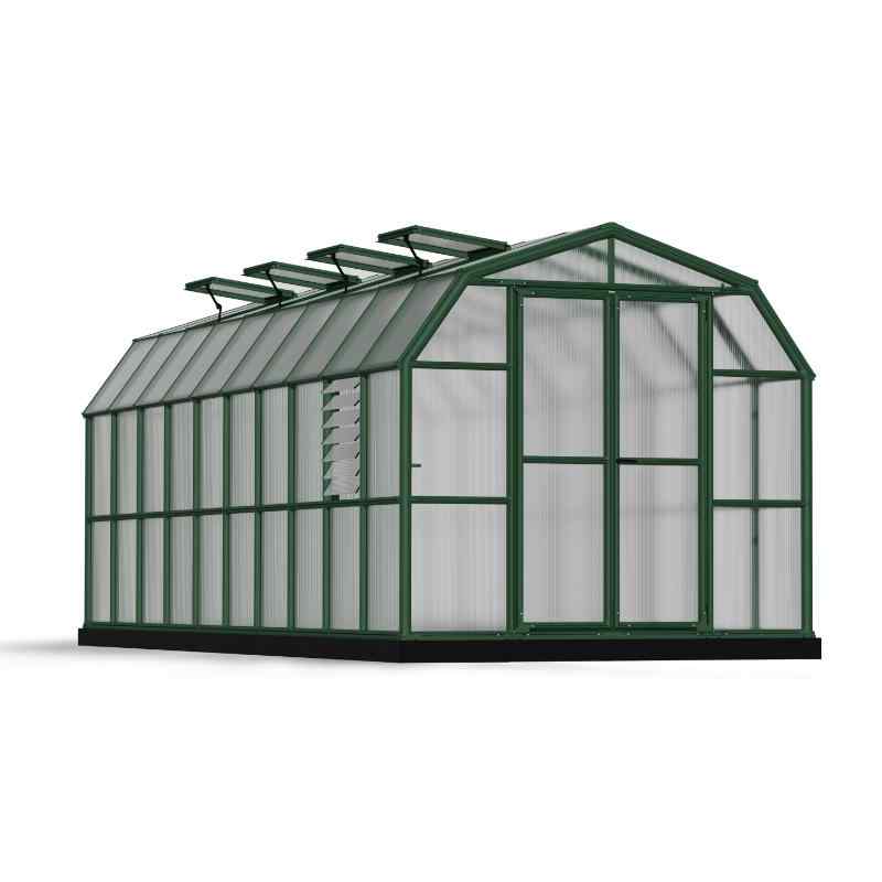 Canopiay by Palram Prestige Twin Wall Polycarbonate Greenhouse 8x20 Cutout