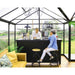 palram canopia Triomphe Chalet Greenhouse Lounge
