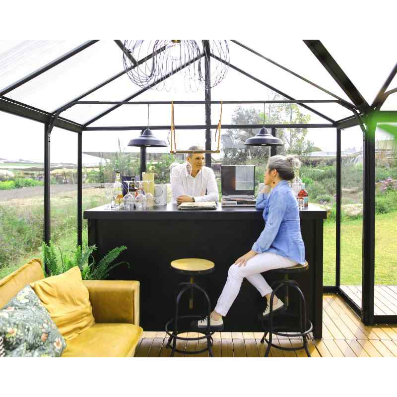 palram canopia Triomphe Chalet Greenhouse Lounge