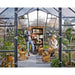palram canopia Victory Orangery Chalet Greenhouse Lifestyle Front View
