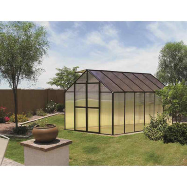 Riverstone Industries MONT Black Greenhouse 8x12 Side View