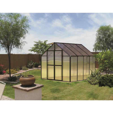 Riverstone Industries MONT Black Greenhouse 8x8 Side View