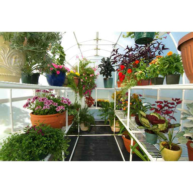 Solexx Gardeners Oasis Vented Greenhouse Interior