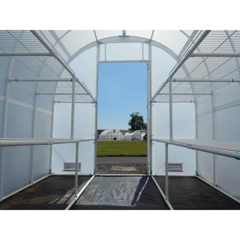 Solexx Gardeners Oasis Vented Greenhouse Open Door