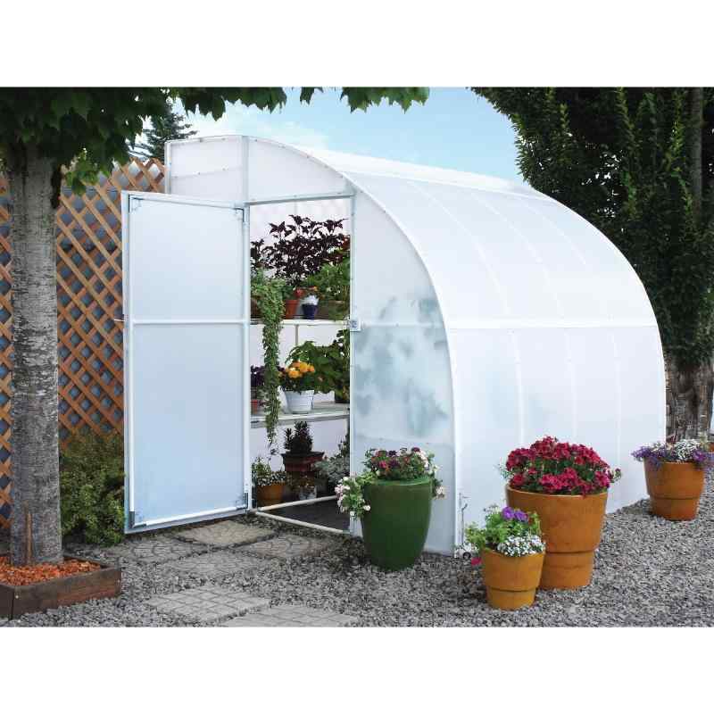 Solexx Harvester Leanto Greenhouse Main View