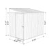 absco durango metal bike shed 5x7 dimensions