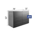 biohort highboard 200 storage locker dimensions
