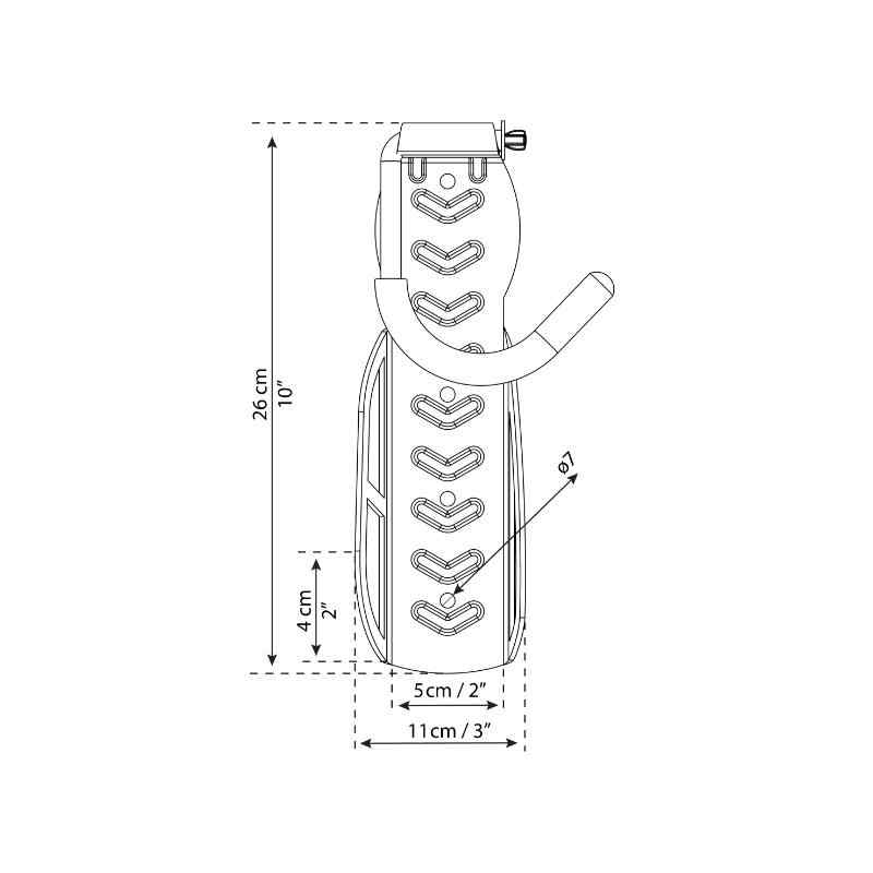 palram canopia shed bike hook dimensions