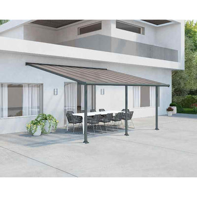 palram canopia sierra patio cover angled view