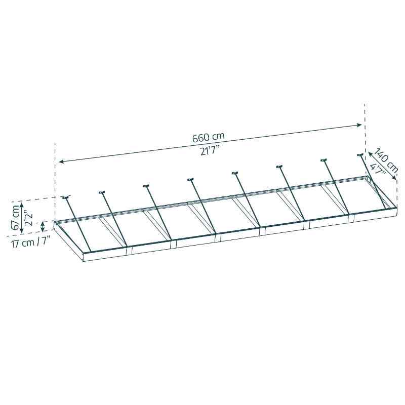 palram canopia sophia xl awning 22x5 dimensions