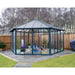 palram-garda-gazebo-two-women-stretching-their-legs-inside