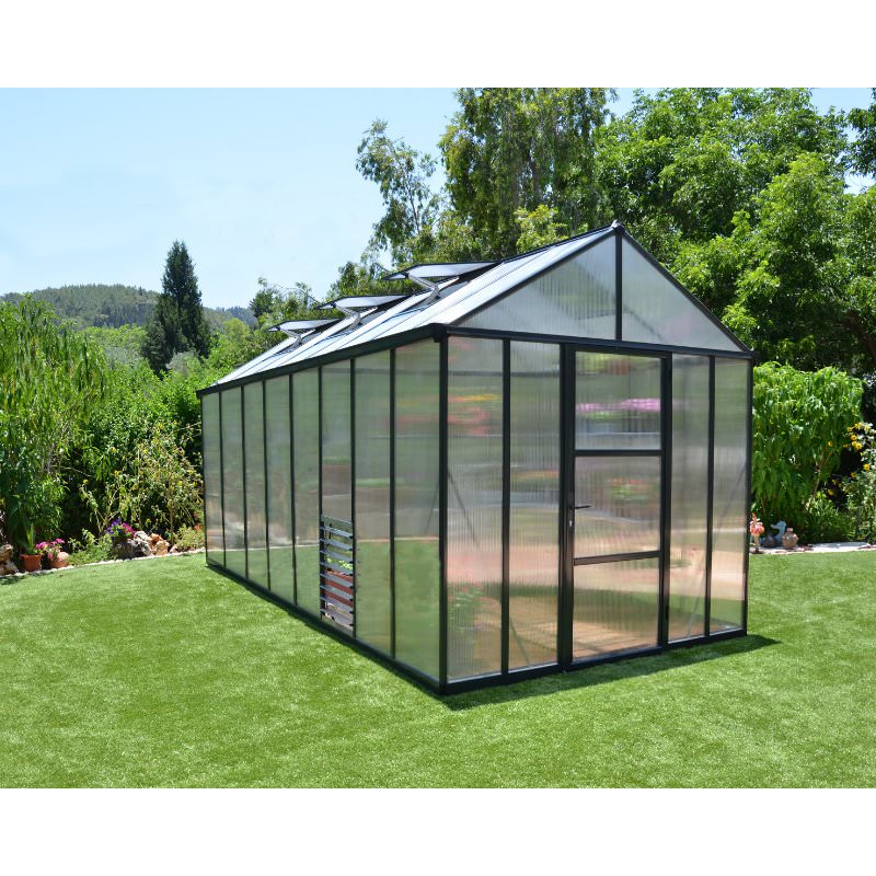 palram-glory-greenhouse-8x16-front-right-view-doors-closed