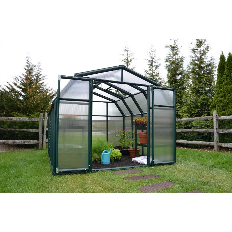 palram-hobby-greenhouse-open-doors-left-view