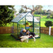 palram-hybrid-greenhouse-man-and-dog-in-front