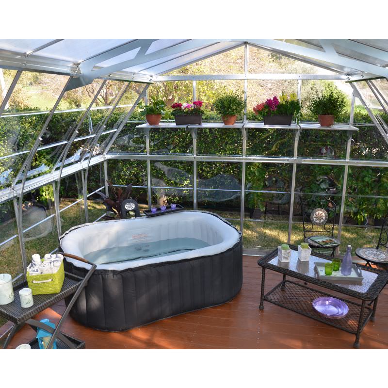 palram americana greenhouse idea for spa room